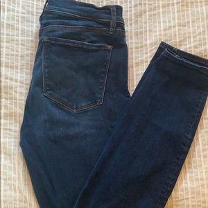 Ann Taylor loft size 10 skinny jeans dark wash